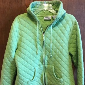 Quilted lightweight jacket with hood